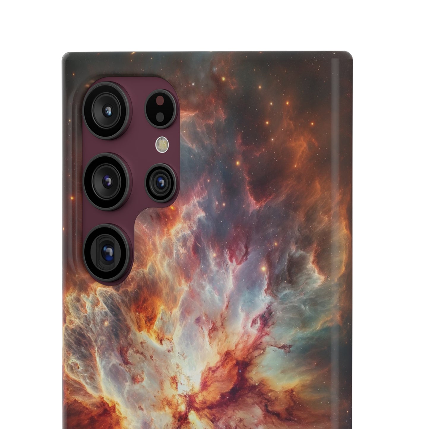 Red Nebula | Snap Case