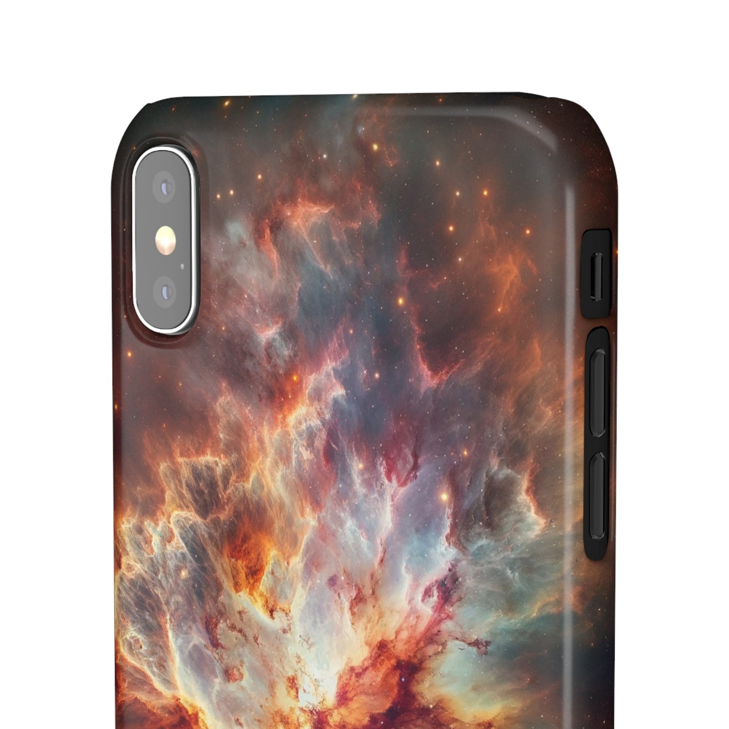 Red Nebula | Snap Case