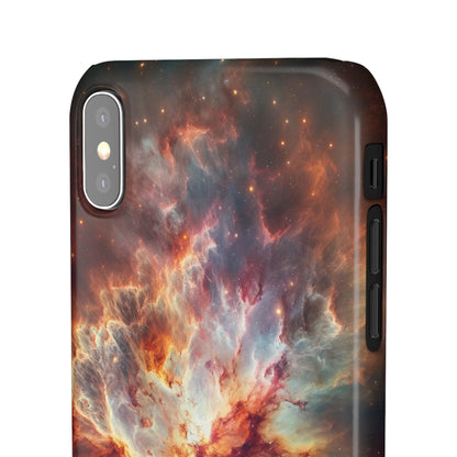 Red Nebula | Snap Case